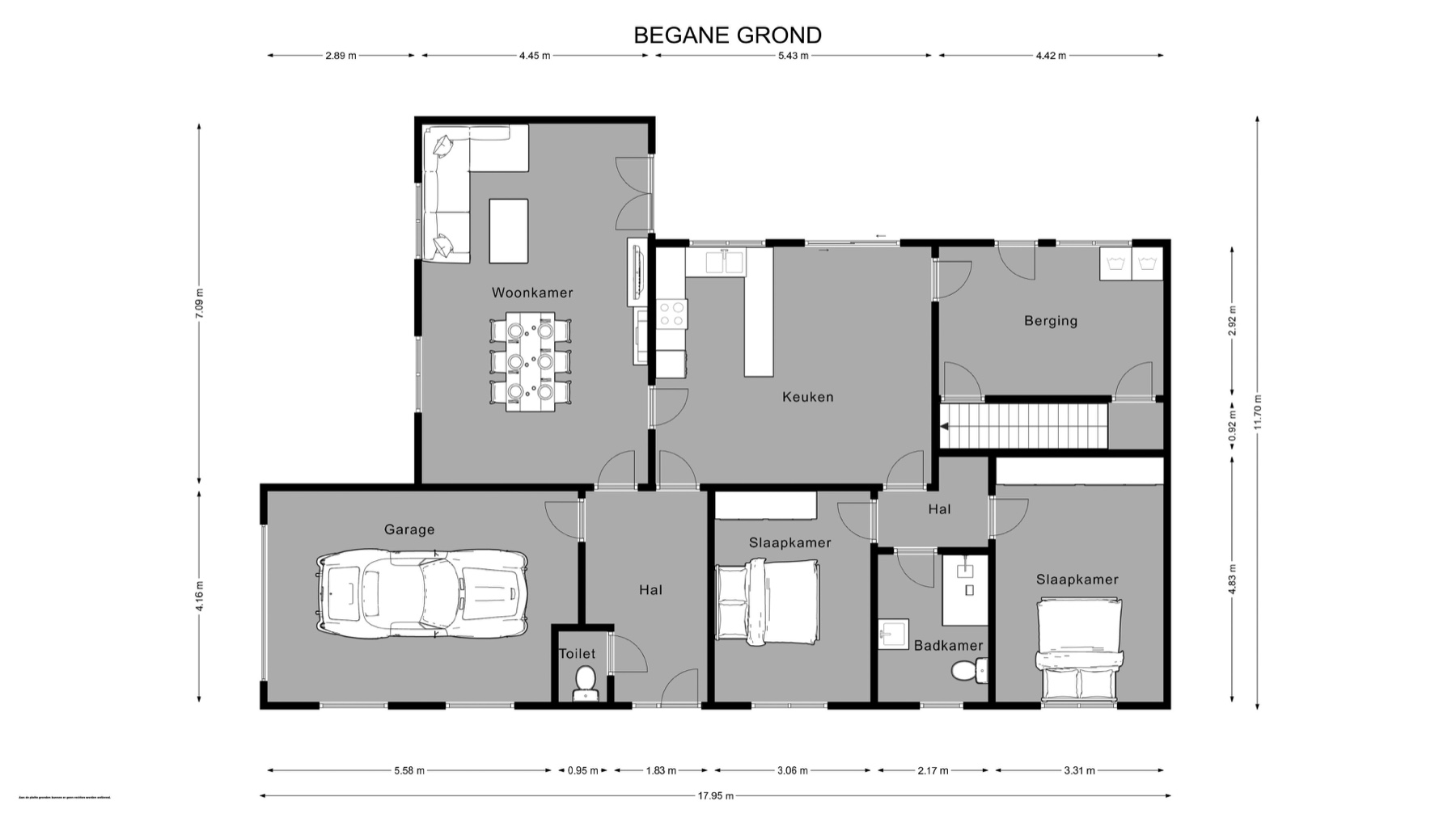 Woningbeeld bij grondplannen