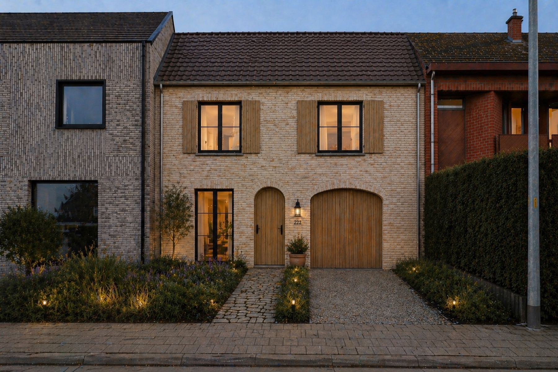 Interieurbeeld bij 3D-rendering