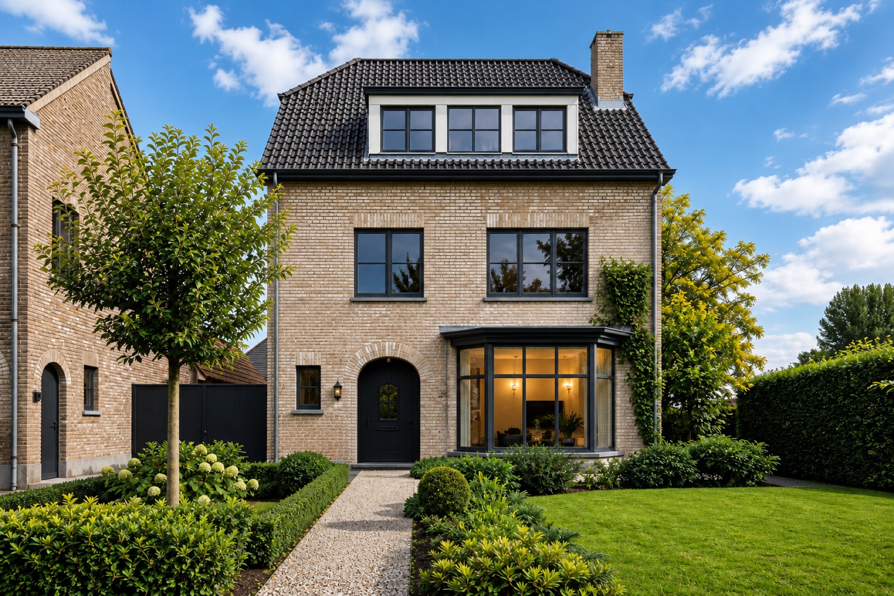 Belgische woning in verzorgd vastgoedbeeld